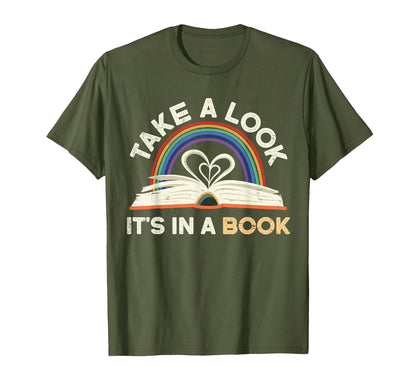 Take Its Book Reading Rainbow T-Shirt - Streetwear Style for Adults - T-Shirt, Sweatshirt, Hoodie