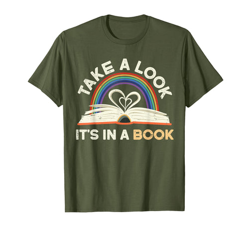 Take Its Book Reading Rainbow T-Shirt - Streetwear Style for Adults - T-Shirt, Sweatshirt, Hoodie