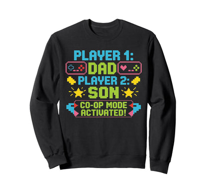 Gaming Fathers Day Gamer Dad And Sweatshirt - Streetwear Style for Adults - T-Shirt, Sweatshirt, Hoodie