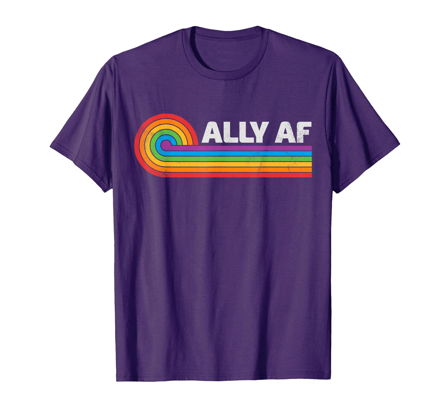 Lgbtq Ally Af Lesbian Gay Pride T-Shirt - Casual Everyday Wear Men Women - T-Shirt, Sweatshirt, Hoodie