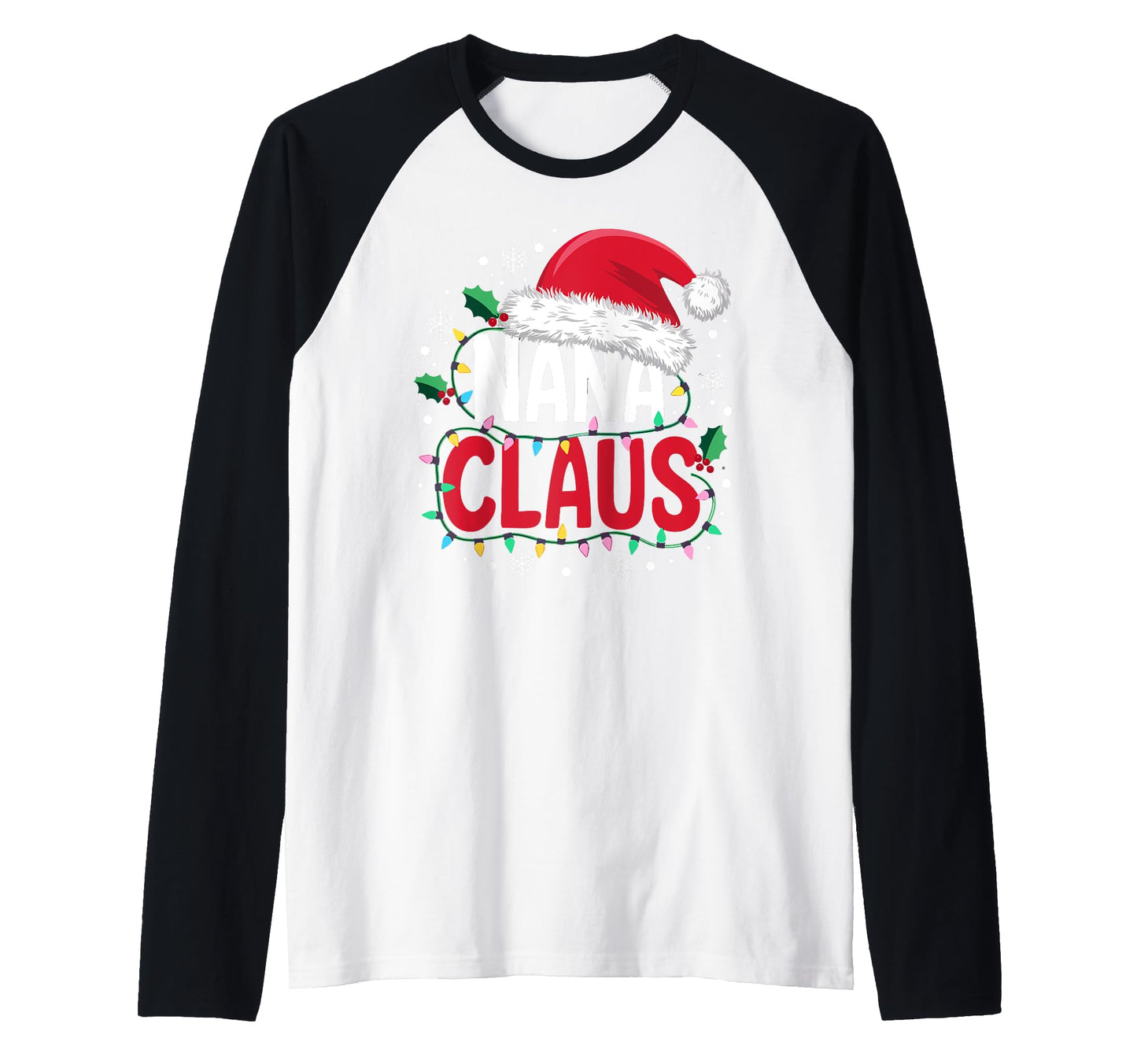 Nana Claus Santa Hat Gift Red T-Shirt - Unique Graphic for Adults - T-Shirt, Sweatshirt, Hoodie