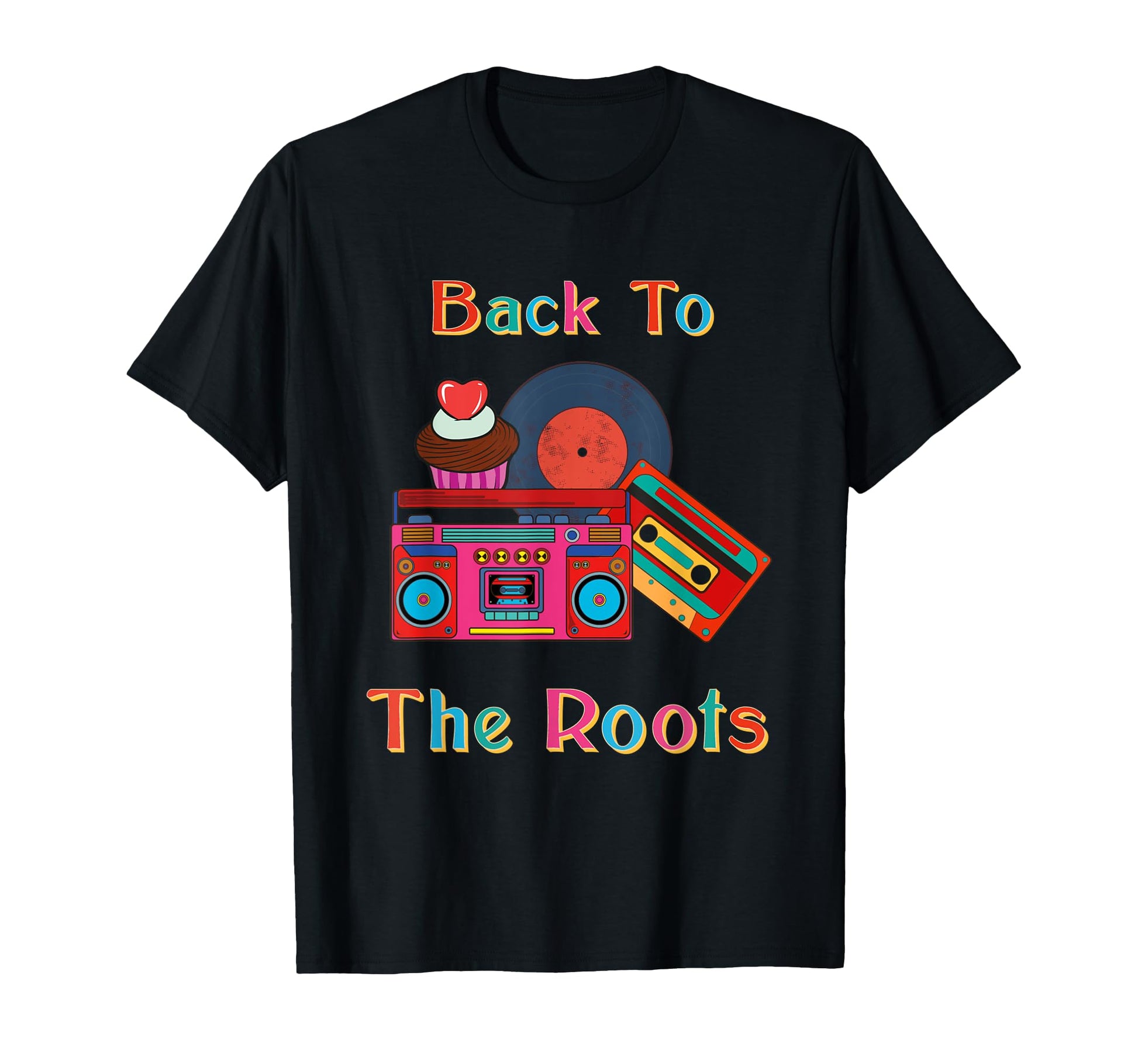 Oldschool Hip Hop Back To Roots T-Shirt - Graphic Print Men Women - T-Shirt, Sweatshirt, Hoodie