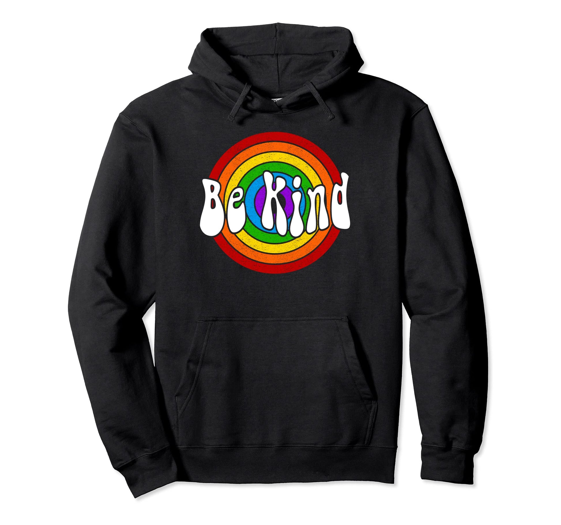 Be Kind Rainbow Choose Kindness Hoodie - Unique Graphic Unisex - T-Shirt, Sweatshirt, Hoodie