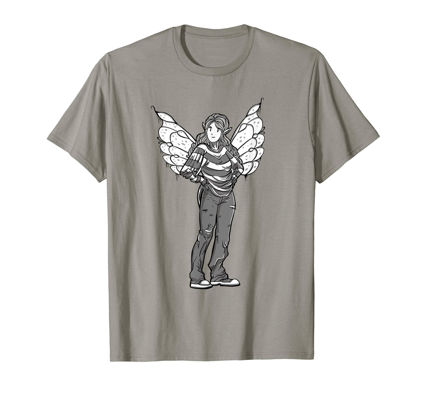 Fairy Grunge Fairycore Aesthetic Y2K T-Shirt - Graphic Print for Adults - T-Shirt, Sweatshirt, Hoodie