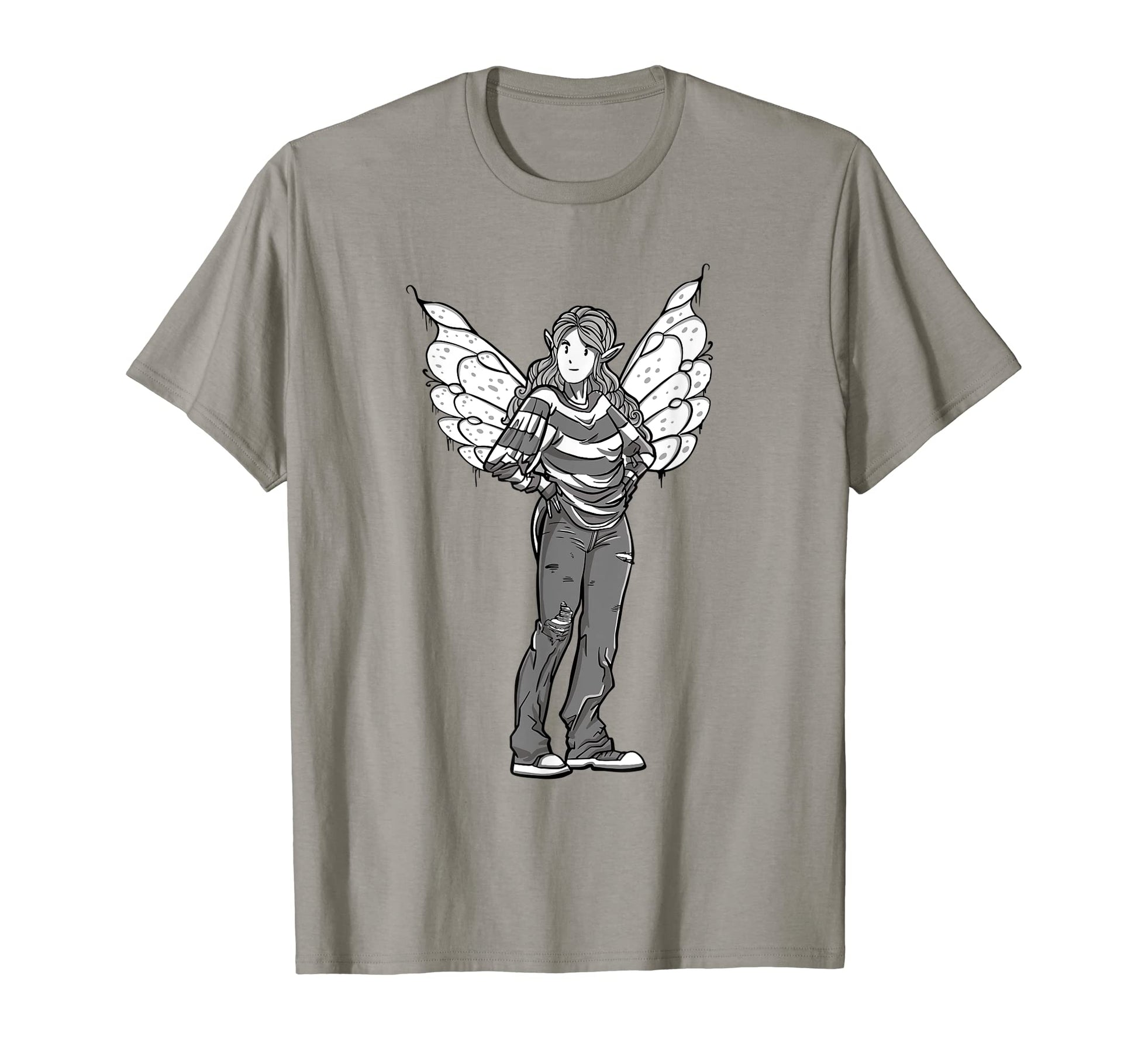Fairy Grunge Fairycore Aesthetic Y2K T-Shirt - Graphic Print for Adults - T-Shirt, Sweatshirt, Hoodie