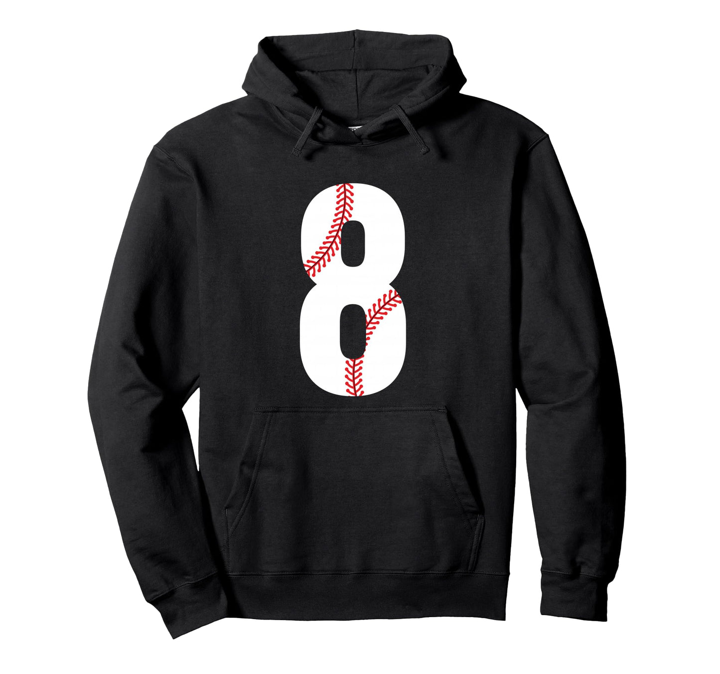 8Th Birthday Baseball 8 Year Old Gift Hoodie - Trendy Graphic Unisex - T-Shirt, Sweatshirt, Hoodie