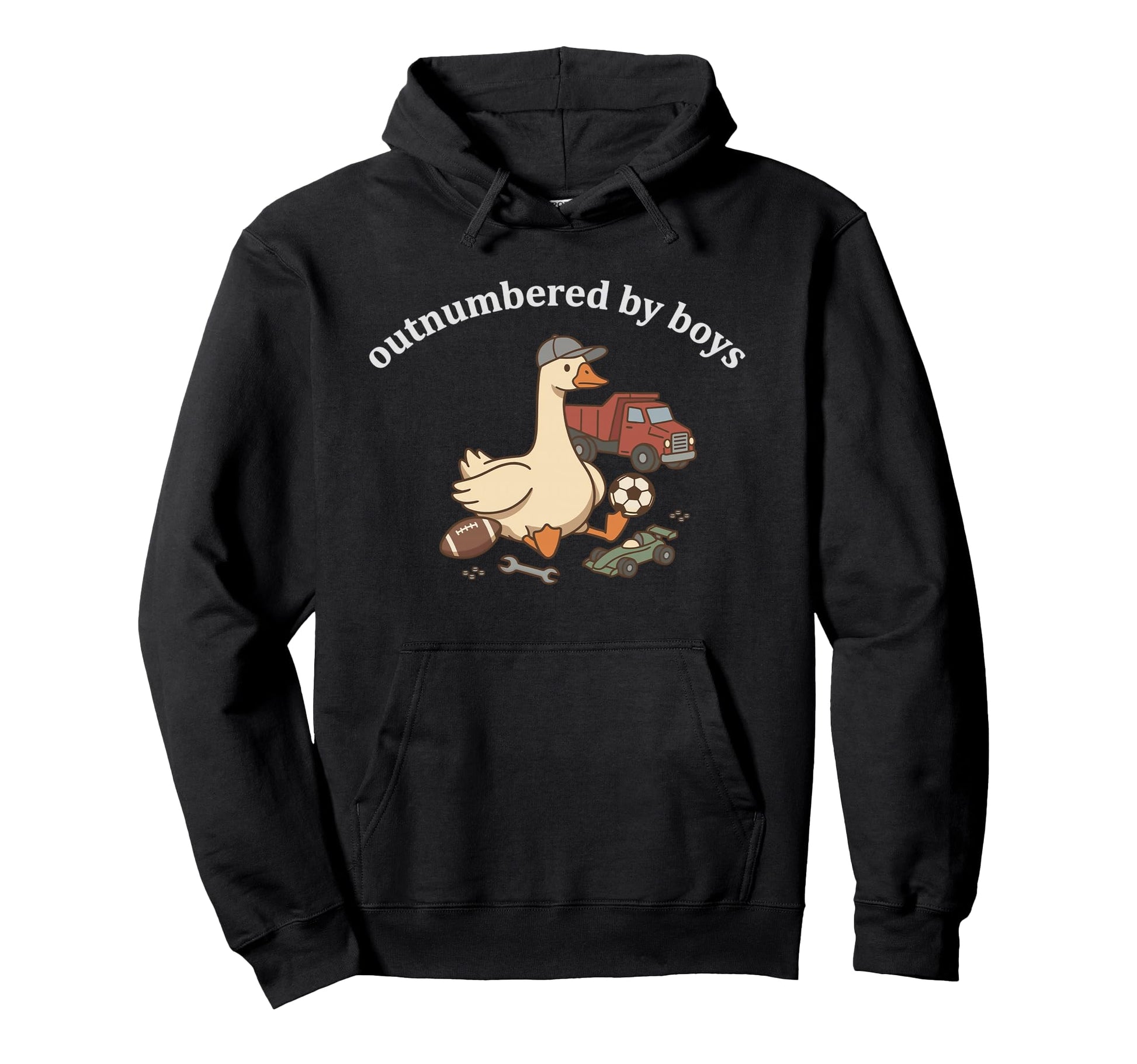Outnumbered Goose Hoodie - Novelty Apparel Men Women - T-Shirt, Sweatshirt, Hoodie