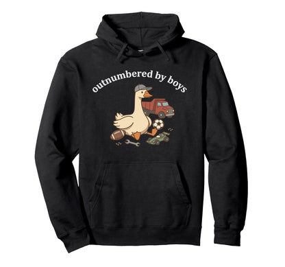 Outnumbered Goose Hoodie - Novelty Apparel Men Women - T-Shirt, Sweatshirt, Hoodie