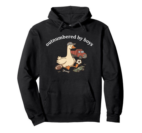 Outnumbered Goose Hoodie - Novelty Apparel Men Women - T-Shirt, Sweatshirt, Hoodie