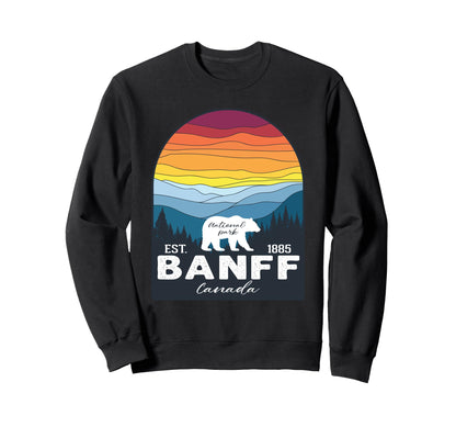 Banff National Park Canada Sweatshirt - Custom Art Print for Adults - T-Shirt, Sweatshirt, Hoodie