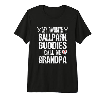 Mens My Favorite Ballpark Buddies T-Shirt - Fun Novelty Design Men Women - T-Shirt, Sweatshirt, Hoodie