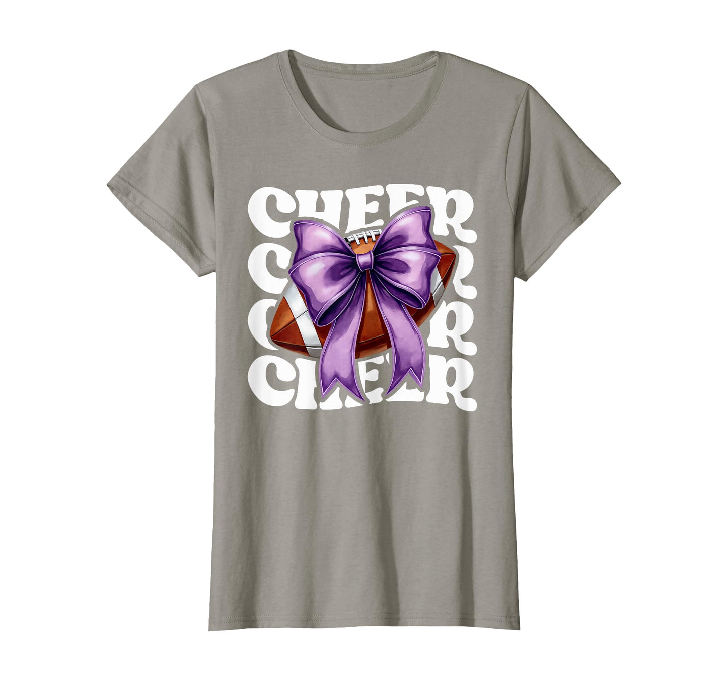 Game Day Purple Cheerleader Mom T-Shirt - Novelty Apparel for Adults - T-Shirt, Sweatshirt, Hoodie