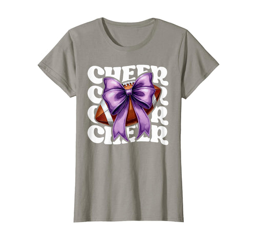 Game Day Purple Cheerleader Mom T-Shirt - Novelty Apparel for Adults - T-Shirt, Sweatshirt, Hoodie