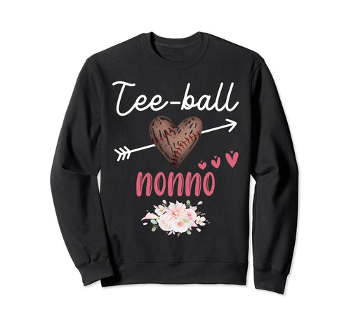 Ball Nonno Heart Baseball Family Sweatshirt - Casual Everyday Wear Unisex - T-Shirt, Sweatshirt, Hoodie