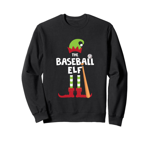 Funny Baseball Elf Matching Family Sweatshirt - Trendy Graphic Men Women - T-Shirt, Sweatshirt, Hoodie