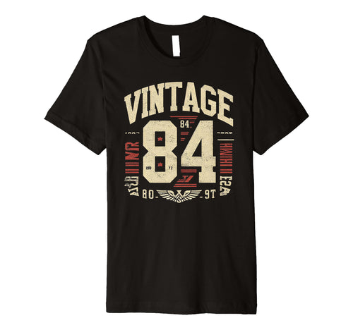 1984 Birthday 84 Born 1984 Typography T-Shirt - Streetwear Style Unisex - T-Shirt, Sweatshirt, Hoodie