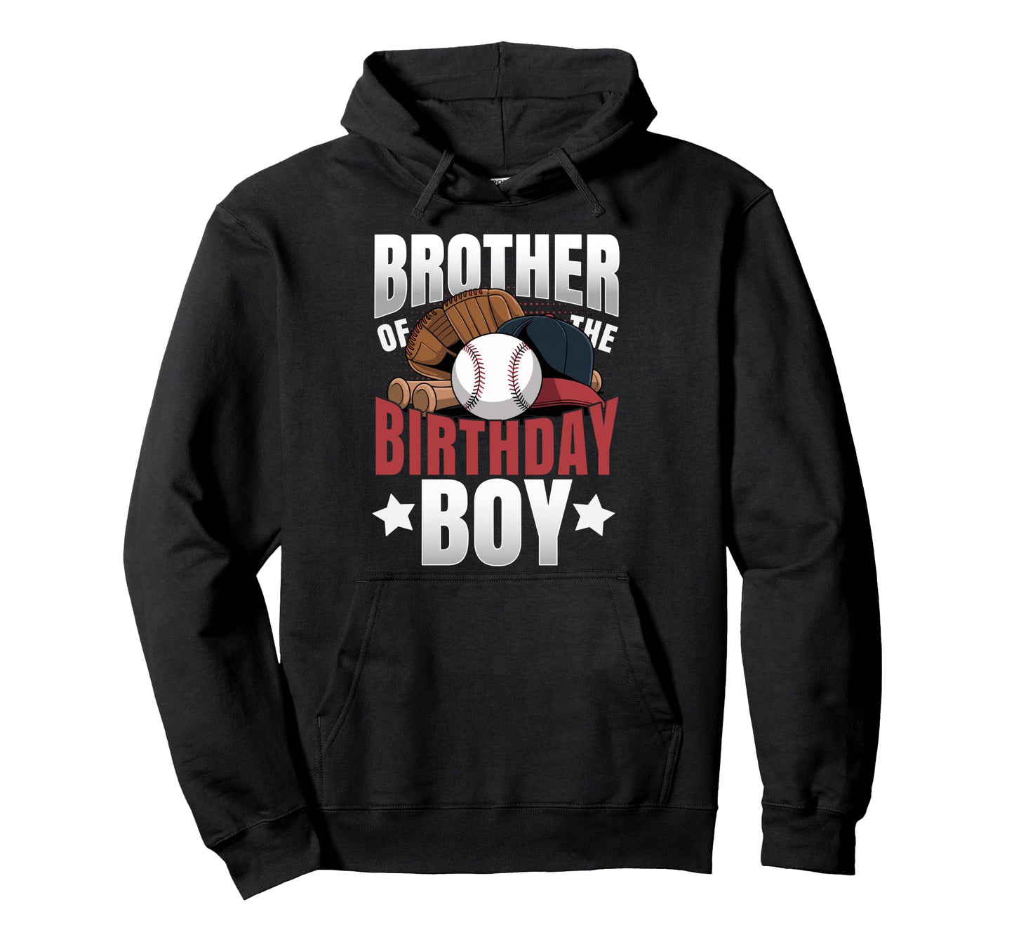 Brother Birthday Matching Baseball Hoodie - Custom Art Print Unisex - T-Shirt, Sweatshirt, Hoodie