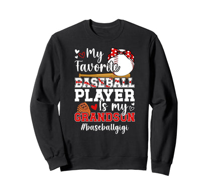 Baseball Gigi Grandma Proud Baseball Sweatshirt - Minimalist Print Unisex - T-Shirt, Sweatshirt, Hoodie