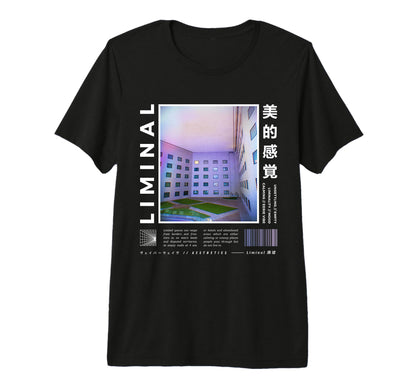 Liminal Spaces Vaporwave Aesthetic T-Shirt - Fun Novelty Design Men Women - T-Shirt, Sweatshirt, Hoodie