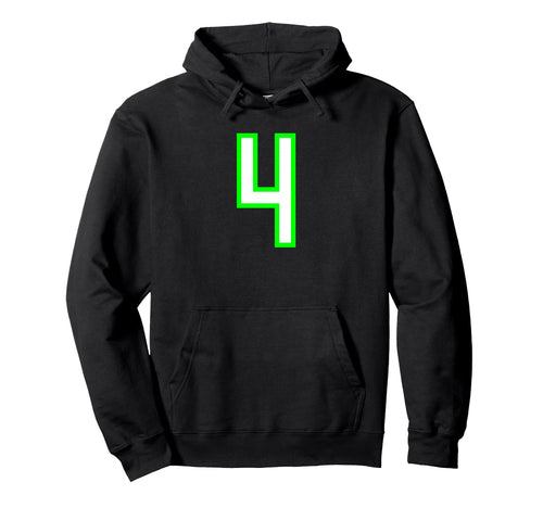 White Lime Sport Team 4 Hoodie - Fun Novelty Design Men Women - T-Shirt, Sweatshirt, Hoodie
