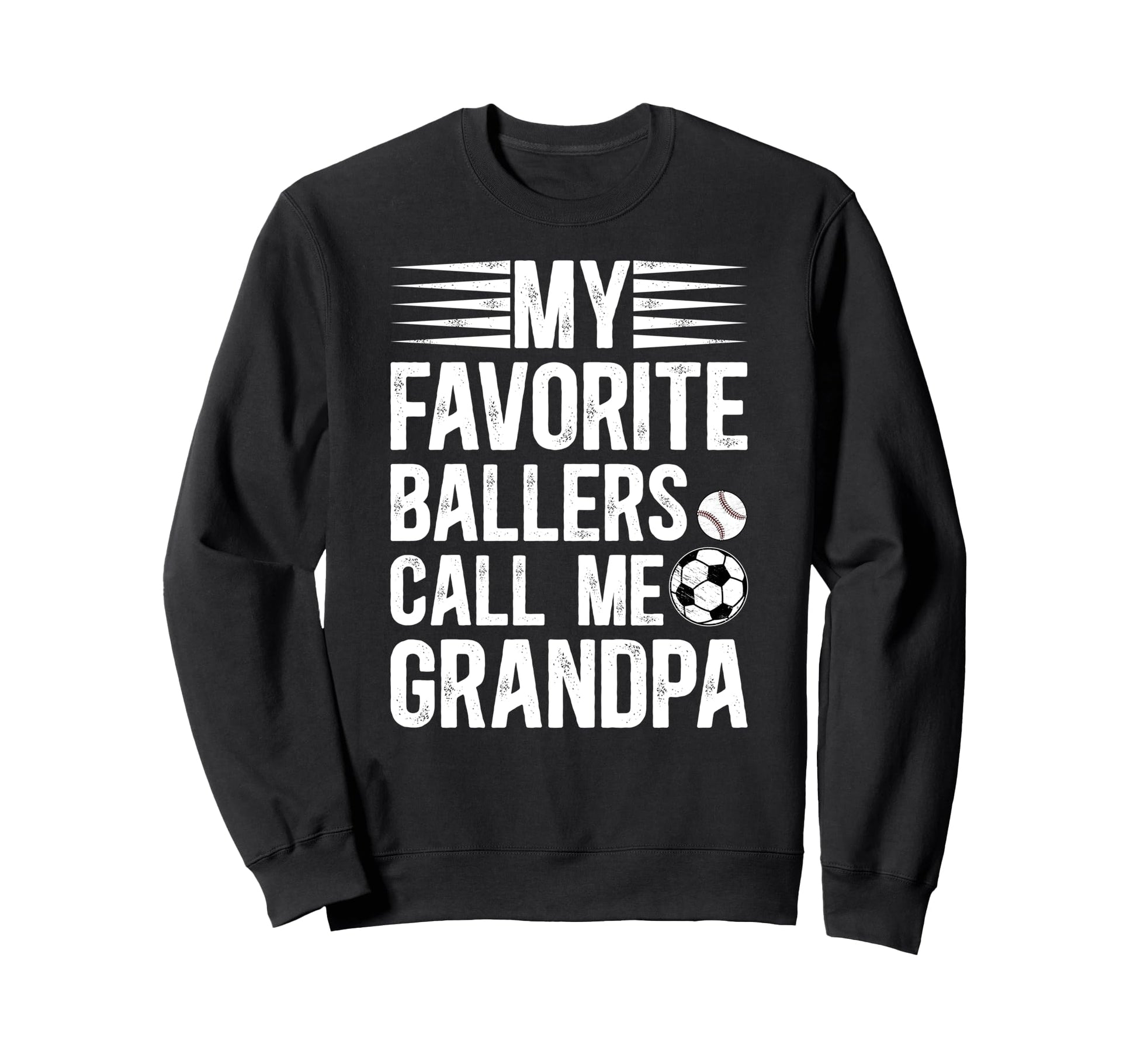 Favorite Ballers Call Me Grandpa Sweatshirt - Minimalist Print Unisex - T-Shirt, Sweatshirt, Hoodie