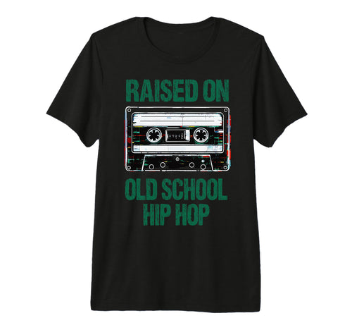 Raised Old School Hip Hop Cassette 90S Rap T-Shirt - Graphic Print Unisex - T-Shirt, Sweatshirt, Hoodie