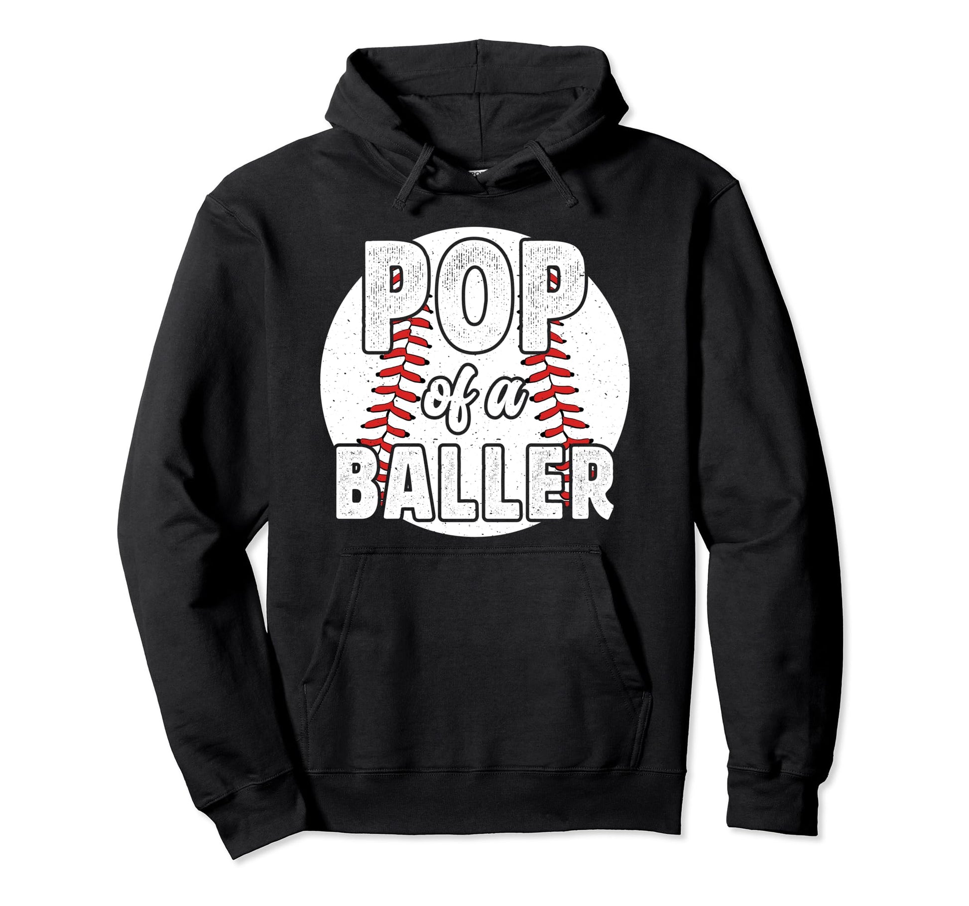 Pop Baller Baseball Pop Baseball Player Hoodie - Fun Novelty Design Unisex - T-Shirt, Sweatshirt, Hoodie