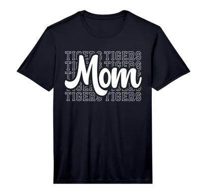 Tigers Game Mascot Day Baseball Tigers Mom T-Shirt - Graphic Print Unisex - T-Shirt, Sweatshirt, Hoodie
