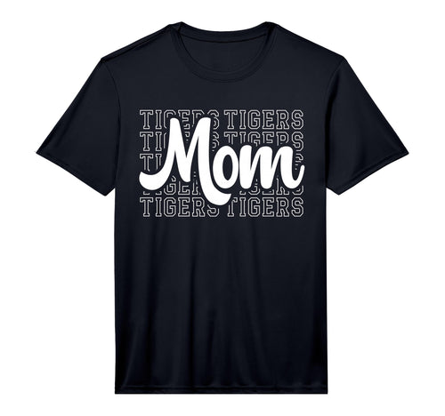Tigers Game Mascot Day Baseball Tigers Mom T-Shirt - Graphic Print Unisex - T-Shirt, Sweatshirt, Hoodie