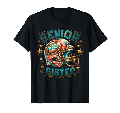 Senior Sister 2025 Baseball Graduate T-Shirt - Novelty Apparel for Adults - T-Shirt, Sweatshirt, Hoodie