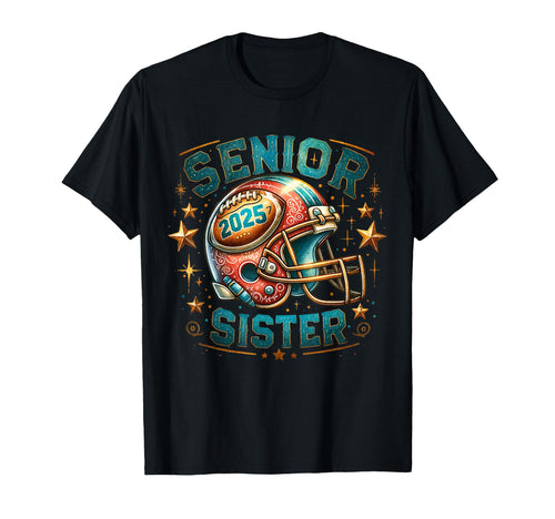 Senior Sister 2025 Baseball Graduate T-Shirt - Novelty Apparel for Adults - T-Shirt, Sweatshirt, Hoodie