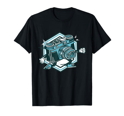 Camera Photographer Photographer T-Shirt - Aesthetic Graphic Men Women - T-Shirt, Sweatshirt, Hoodie