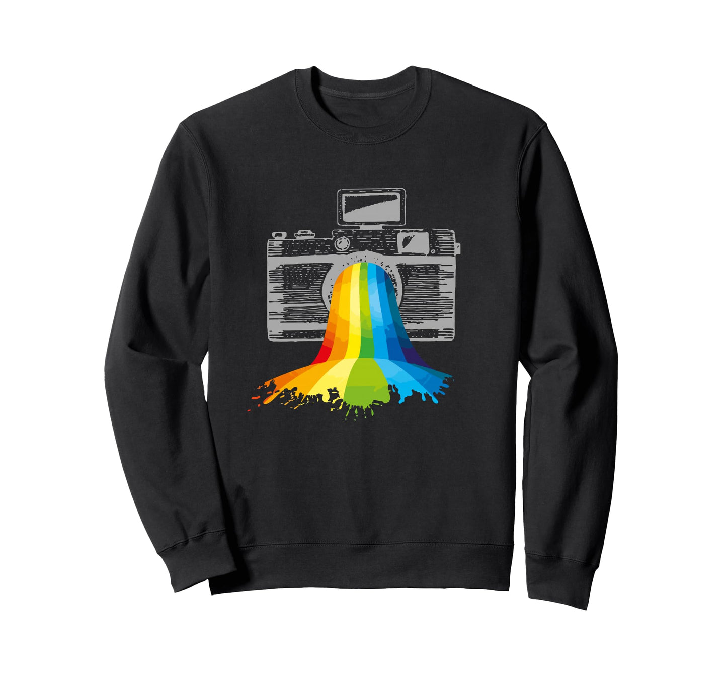 Camera Art Photography Photographer Gift Sweatshirt - Trendy Graphic Unisex - T-Shirt, Sweatshirt, Hoodie