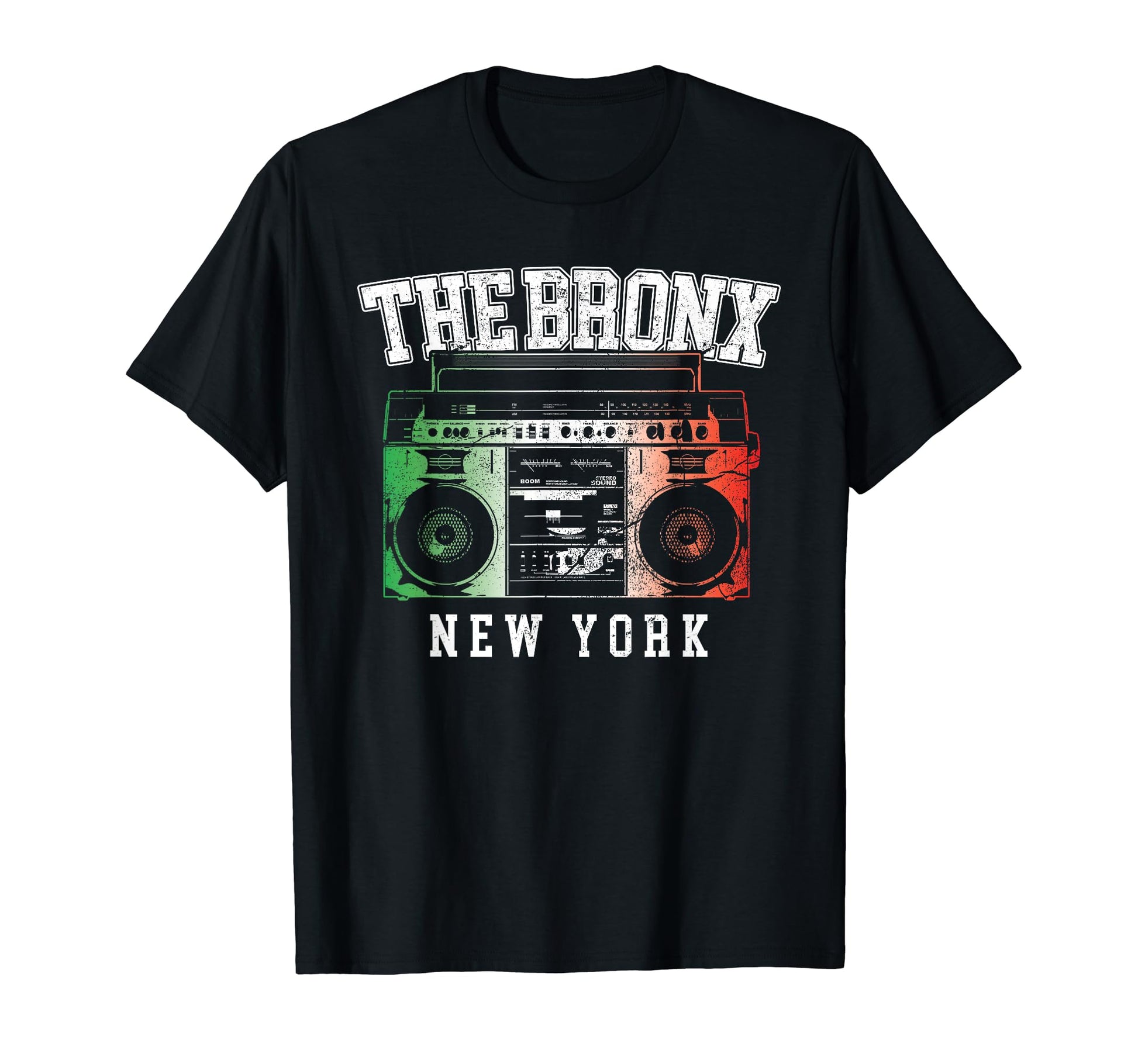 Bronx New York Nyc Boombox Old School T-Shirt - Unique Graphic for Adults - T-Shirt, Sweatshirt, Hoodie