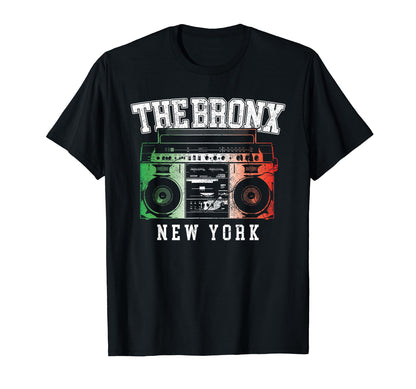 Bronx New York Nyc Boombox Old School T-Shirt - Unique Graphic for Adults - T-Shirt, Sweatshirt, Hoodie