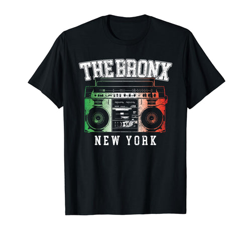 Bronx New York Nyc Boombox Old School T-Shirt - Unique Graphic for Adults - T-Shirt, Sweatshirt, Hoodie