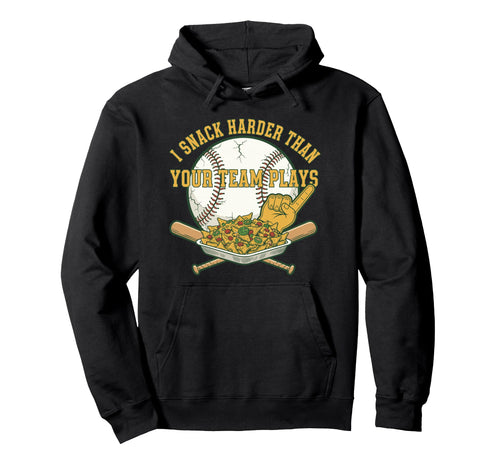 Baseball Nachos Sports Fan Team Plays Hoodie - Graphic Print for Adults - T-Shirt, Sweatshirt, Hoodie