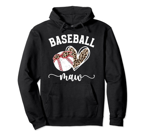 Baseball Maw Grandma Maw Baseball Hoodie - Casual Everyday Wear Unisex - T-Shirt, Sweatshirt, Hoodie