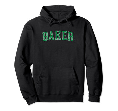 Baker La Distressed Green Varsity Hoodie - Streetwear Style Unisex - T-Shirt, Sweatshirt, Hoodie