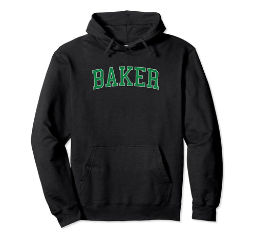 Baker La Distressed Green Varsity Hoodie - Streetwear Style Unisex - T-Shirt, Sweatshirt, Hoodie