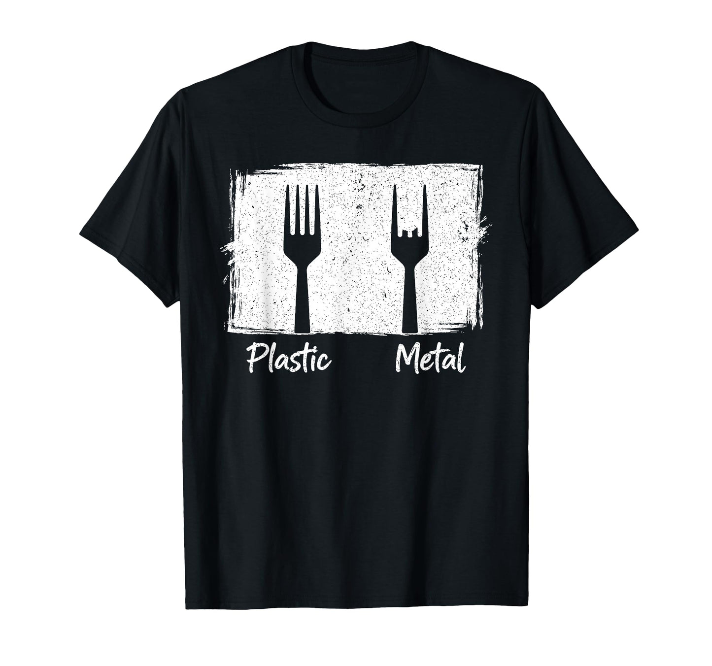 Plastic Metal Rock N Roll Rock Music T-Shirt - Unique Graphic for Adults - T-Shirt, Sweatshirt, Hoodie