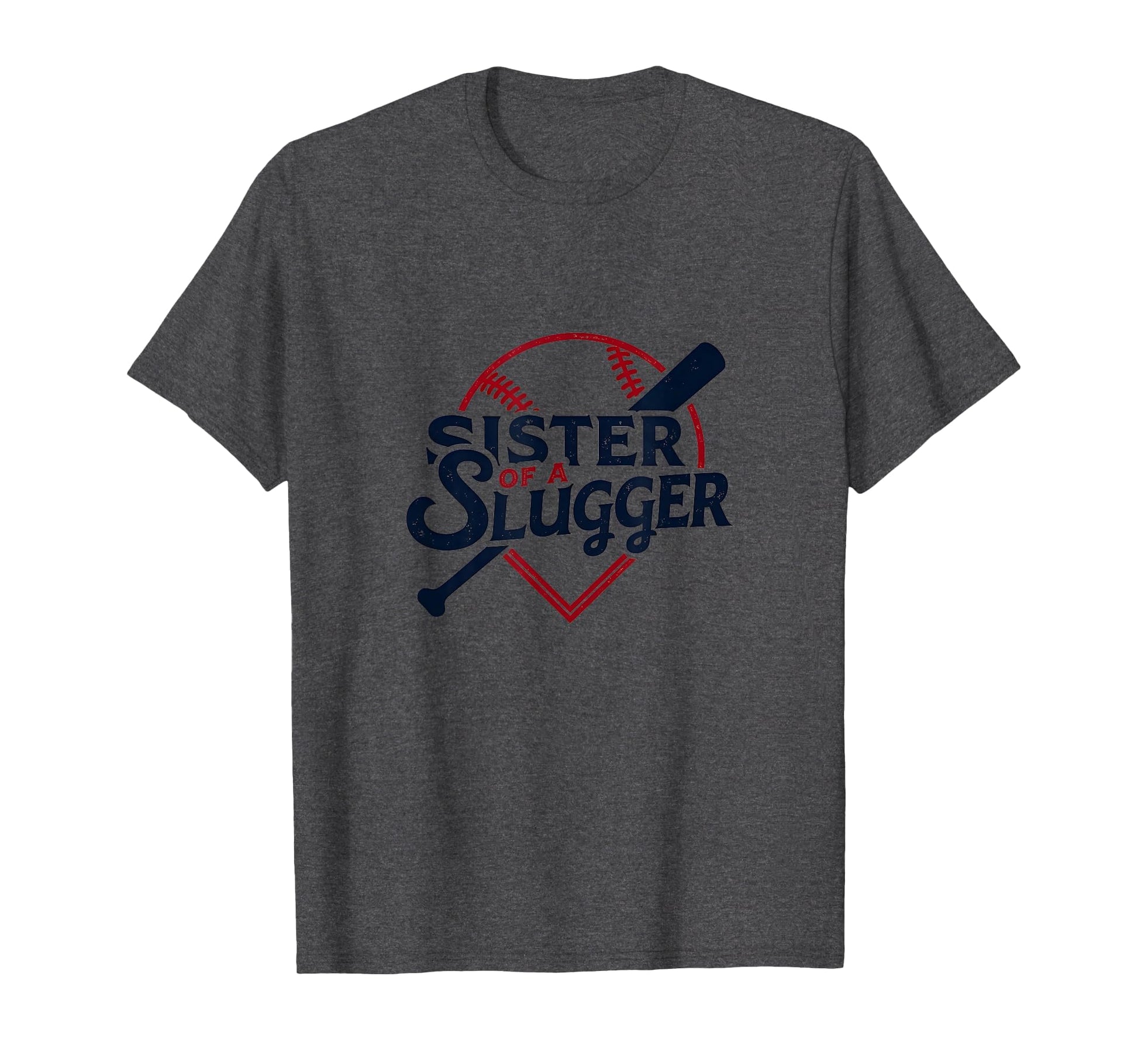 Baseball Sister Sister Slugger Sports T-Shirt - Unique Graphic Men Women - T-Shirt, Sweatshirt, Hoodie