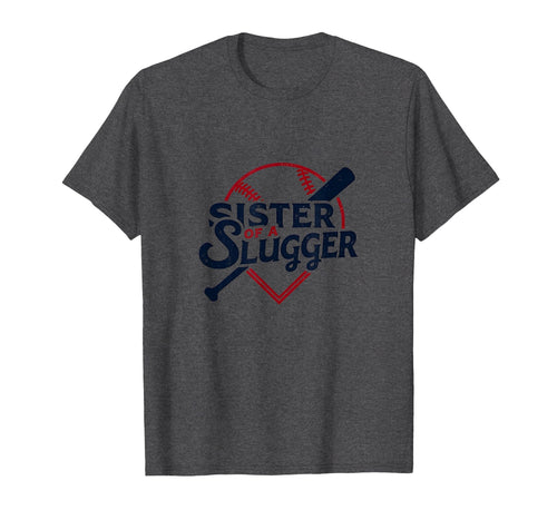 Baseball Sister Sister Slugger Sports T-Shirt - Graphic Print for Adults - T-Shirt, Sweatshirt, Hoodie