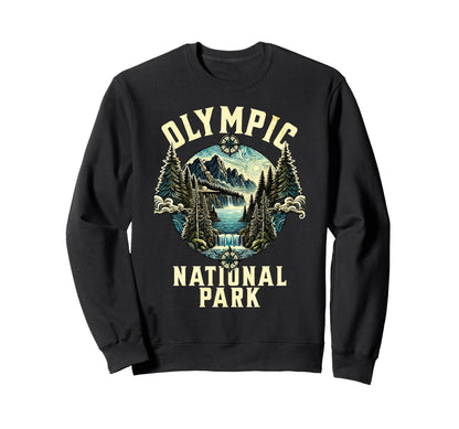 Olympic National Park Usa Souvenir Sweatshirt - Graphic Print Unisex - T-Shirt, Sweatshirt, Hoodie