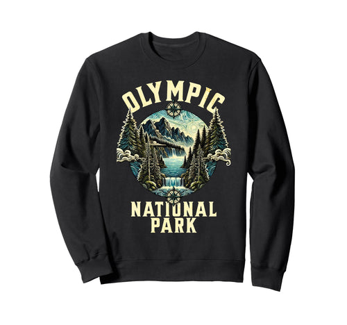 Olympic National Park Usa Souvenir Sweatshirt - Graphic Print Unisex - T-Shirt, Sweatshirt, Hoodie