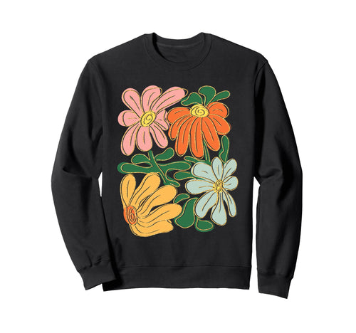 Boho Wildflowers Gardening Flower Sweatshirt - Novelty Apparel for Adults - T-Shirt, Sweatshirt, Hoodie