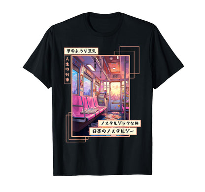 Japanese Aesthetic Subway T-Shirt - Casual Everyday Wear for Adults - T-Shirt, Sweatshirt, Hoodie