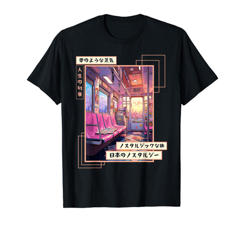 Japanese Aesthetic Subway T-Shirt - Casual Everyday Wear for Adults - T-Shirt, Sweatshirt, Hoodie