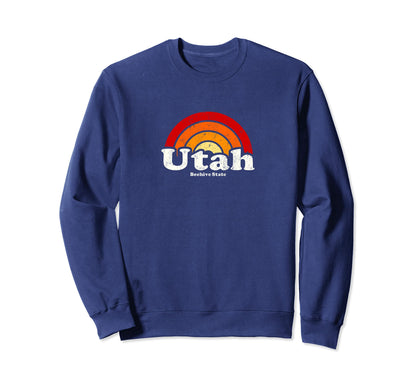 Utah 70S Rainbow Sweatshirt - Unique Graphic for Adults - T-Shirt, Sweatshirt, Hoodie