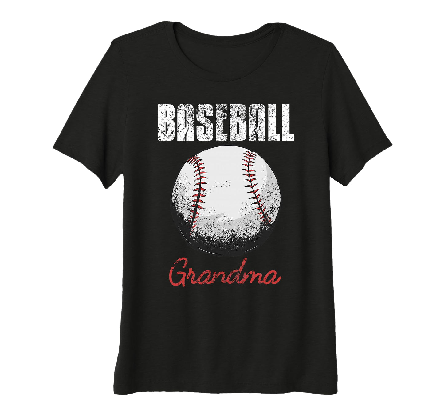 Womens Baseball Grandma Funny Sports T-Shirt - Trendy Graphic for Adults - T-Shirt, Sweatshirt, Hoodie